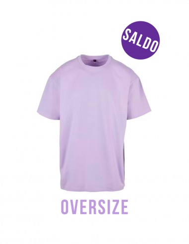 Camiseta SALDO oversize morada M....